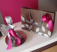 Bolsa de papel con 8 chocotejas